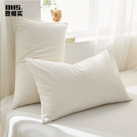 豆恒实(DHS)家纺床上用品简约白色枕芯 单只装ZY-ZX03/470*750mm/个