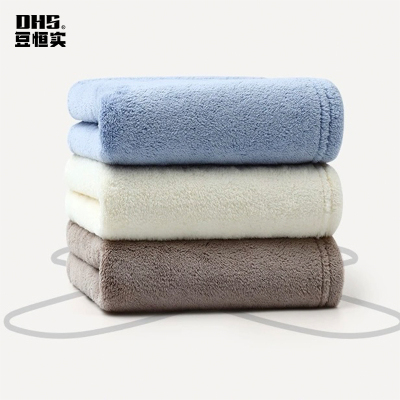 豆恒实(DHS)素色全棉毛巾ZY-MJ02/条(35*70cm,可定制)