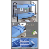 绣君家纺简约纯棉三件套全棉床品套件