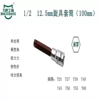 力世工具 1/212.5mm 旋具套筒(100mm)米字 T60 1个