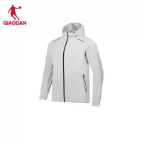 乔丹 男款梭织风衣运动风衣速干外套 KFD33251142S 浅泥灰