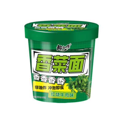 趣小馋 香菜面 110g 桶