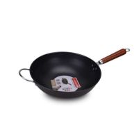 凤华爱时尚精铁(木柄)炒锅34CM耳