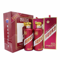 茅台迎宾酒茅台股份出品 紫迎宾 53度 500ml*2 双瓶装