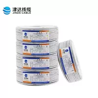 津达电线线缆 RVV白护套2*4 100米/卷