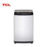 TCL7公斤全自动波轮洗衣机 智能控制洗衣 一键脱水 10种洗涤程序亮灰色 TB-V70A