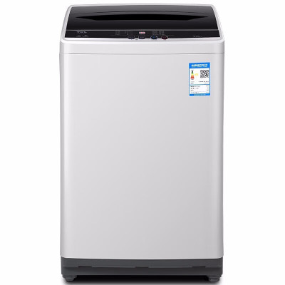 TCL8公斤全自动洗衣机家用宿舍波轮洗衣机发亮灰色TB-V80A