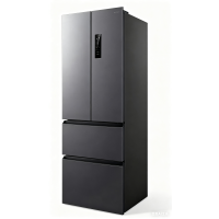 TCL冰箱R323V7-D星曜灰323升法式多门四开门变频一级风冷无霜33分贝低音冰箱大容量智慧变频节能养鲜冰箱