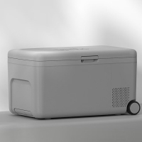 哈士奇HCK复古露营车载冰箱16.5L压缩机制冷保鲜户外迷你小冰箱CC/CD-16 磨砂灰