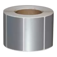海格利 HGL-12 标签标贴 PVC 50mm*80mm 200张/卷(计价单位:卷) 银色