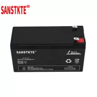 SANSTKTE铅酸蓄电池童车12V9AH喷雾器电瓶安防UPS电源照明监控门禁C12-9