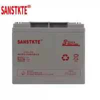 SANSTKTE胶体免维护蓄电池UPS电源12V24AH通信机房监控网络门禁安防消防C12-24