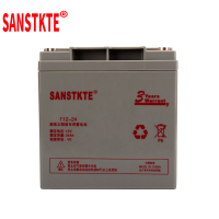 SANSTKTE胶体太阳能蓄电池12V24AH通信EPS照明安防消防系统电瓶T12-24