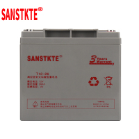 SANSTKTE铅酸蓄电池UPS电源12V26AH通信机房监控网络门禁安防消防系统T12-26