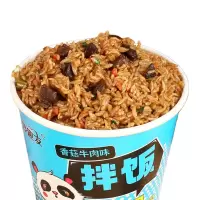 妙趣友 香菇牛肉味拌饭 124g 桶