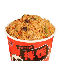 妙趣友 红烧牛肉味拌饭 124g 桶