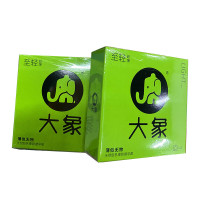 大象003 至轻滑套计生用品健康安心乳胶刺激贴合易戴润滑超薄套 003薄-至轻2只