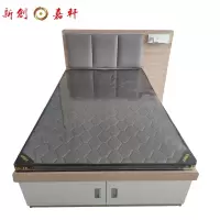 新创嘉轩 单人床不含床头灯 200*120cm 一张