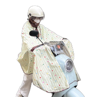 至桓牌 电动车雨衣女加大长款全身 件