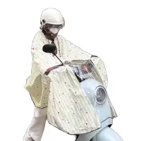 至桓牌 电动车雨衣女加大长款全身 件