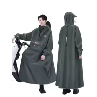 至桓牌 雨衣电动车男成人外穿单人长款全身 件