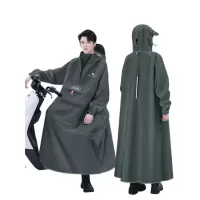 至桓牌 雨衣电动车男成人外穿单人长款全身 件