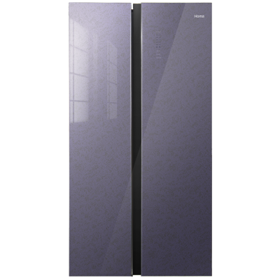 奥马(Homa) 455超薄对开门两门家用电冰箱一级能效双变频风冷BCD-455WKPG/B晶韵