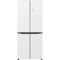 奥马439升十字对开门冰箱 超薄纯平全嵌 零度保鲜双变频 超大变温空间 BCD-439WDQG/B冰岛白