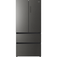 奥马(Homa)539升法式多门家用零嵌冰箱 超薄嵌入无霜冰箱一级能效 智控三变频系统BCD-539WFQG/B雪岩灰