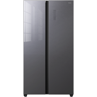 奥马(Homa) 618升对开门无霜节能冰箱 一级智能双变频AG+蓝晶除菌BCD-618WKQG/B晶岩灰