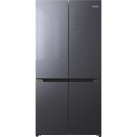 奥马(Homa)510升十字玻璃59.7cm全嵌一级能效三变频节能家用电冰箱 BCD-510WDG/B(E)冰湖灰