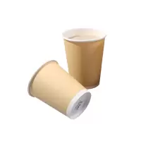 仿牛皮一次性加厚纸杯 250ml 只