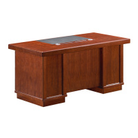 东业家具办公桌实木油漆桌子 D-16002传统办公桌