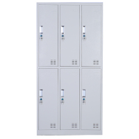 东业家具 钢制柜六门更衣柜 HG05G (900*420*1850) 台
