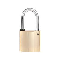 鹿顿 YC-LDLK12 30mm*35mm 梅花铜锁通开挂锁(计价单位:把)金色