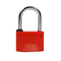 鹿顿 YC-LDLK23 40mm*35mm 梅花塑钢锁通开挂锁(计价单位:把)红色