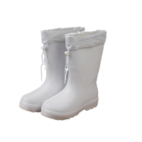 京印年 JYN-19 均码加绒高筒雨鞋(计价单位:双)白色 加绒保暖 防寒防水 耐酸碱