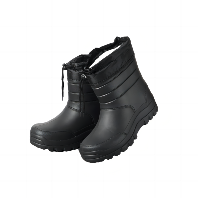 京印年 JYN-20 均码加绒低筒雨鞋(计价单位:双) 黑色 加绒保暖 防寒防水 耐酸碱