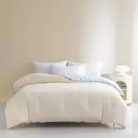 汉司家纺 提花子母被拉链款 200*230cm  4+8斤 (计价单位:件) 奶蓝色