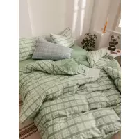 汉司家纺HANSI-07 憧憬绿三件套 160*210cm (计价单位:套)绿色
