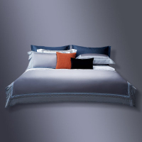 汉司家纺JF001 160*210cm 纯棉纯色三件套 (计价单位:套) 灰色
