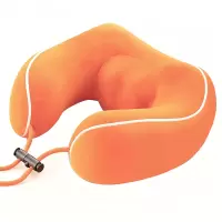 汉司家纺 HANSI-89 67*17cm U型护颈枕 枕头枕芯(计价单位:个)橙色