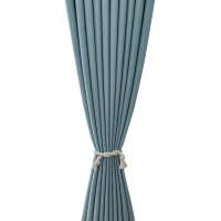 汉司家纺 HSJF-CL05 1M*2.7M 双面麻 遮光帘 2.70 米/个 (计价单位:个) 蓝色