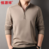 恒源祥加绒卫衣男2024秋冬季新款休闲运动卫衣内搭外穿长袖体恤衫