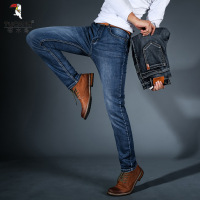 啄木鸟牛仔裤男士宽松夏季直筒2025年新款春秋四季加绒弹力长裤男