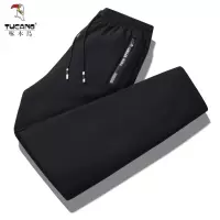 啄木鸟男士羊羔绒休闲裤冬季运动加绒加厚直筒运动裤防风防水棉裤