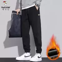 啄木鸟2025秋冬新款哈伦束脚卫裤子男士潮流百搭宽松男款休闲长裤