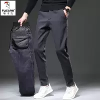 啄木鸟2025秋冬新款高端休闲长裤男士修身直筒轻商务男款休闲长裤
