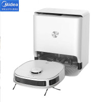 [不含上下水模块]美的(Midea)无尘感智能扫地机器人扫拖洗吸烘干一体机多维避障擦地机 W11 Plus