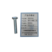 海铁科技镀锌外六角螺丝 4.8级 M16*50/个